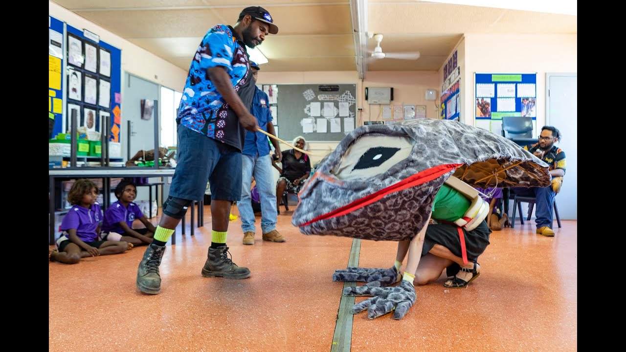 Big Country Puppets 2019 - Gooniyandi Rangers at Bayulu School