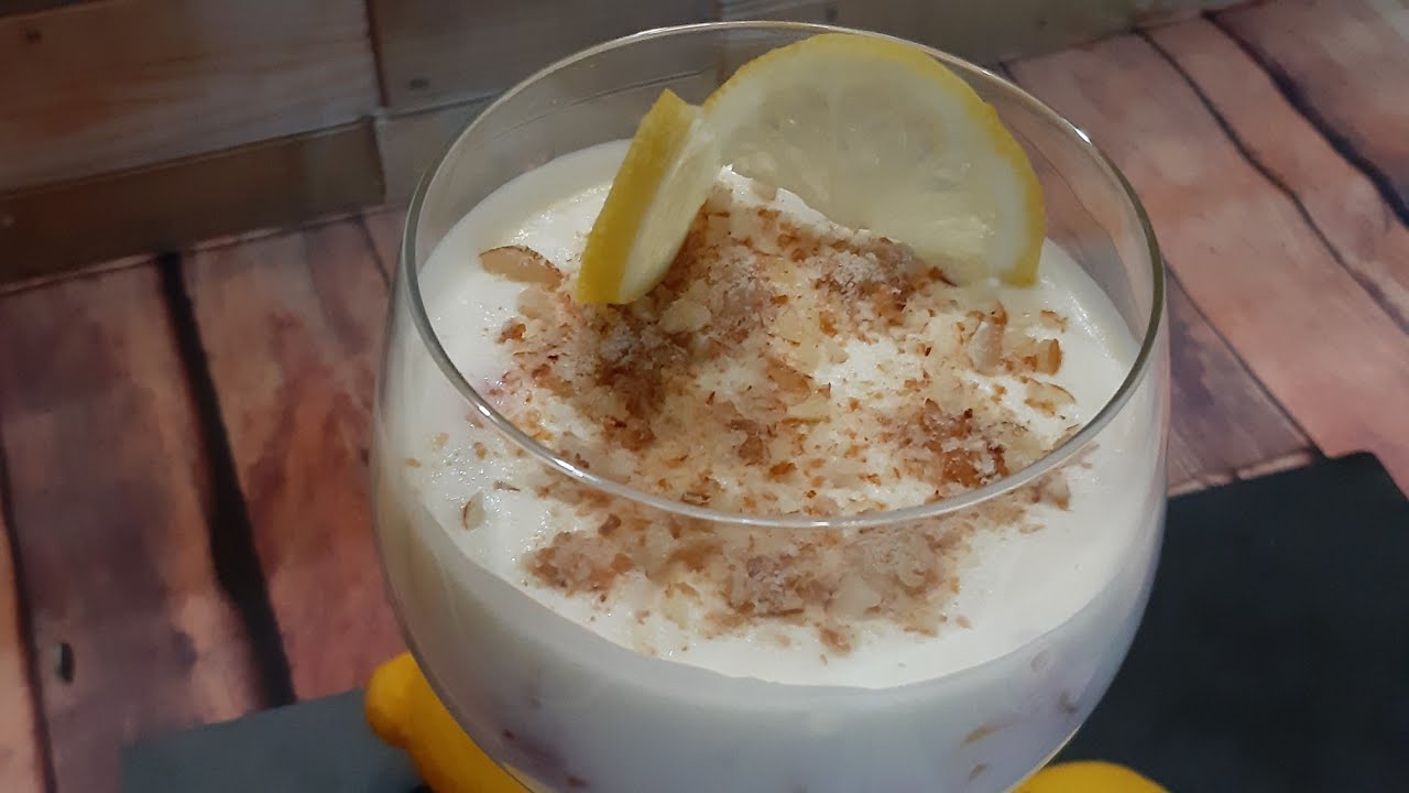 CREMA DI YOGURT AL LIMONE #dolci #ricettedolci #dolciestivi