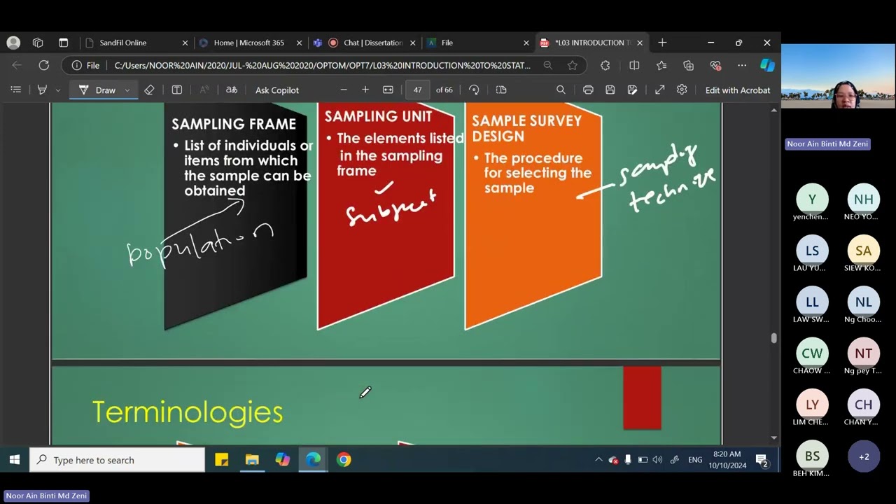 Research Design & Sampling Methods
