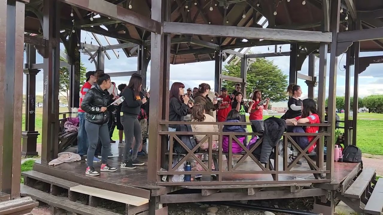 BATERIA 28 -  ENSAYO EN EL PASEO DE LAS ROSAS - COMPARSA ANAHI PIUKEN - USHUAIA T.D.F. 30/01/2026.-