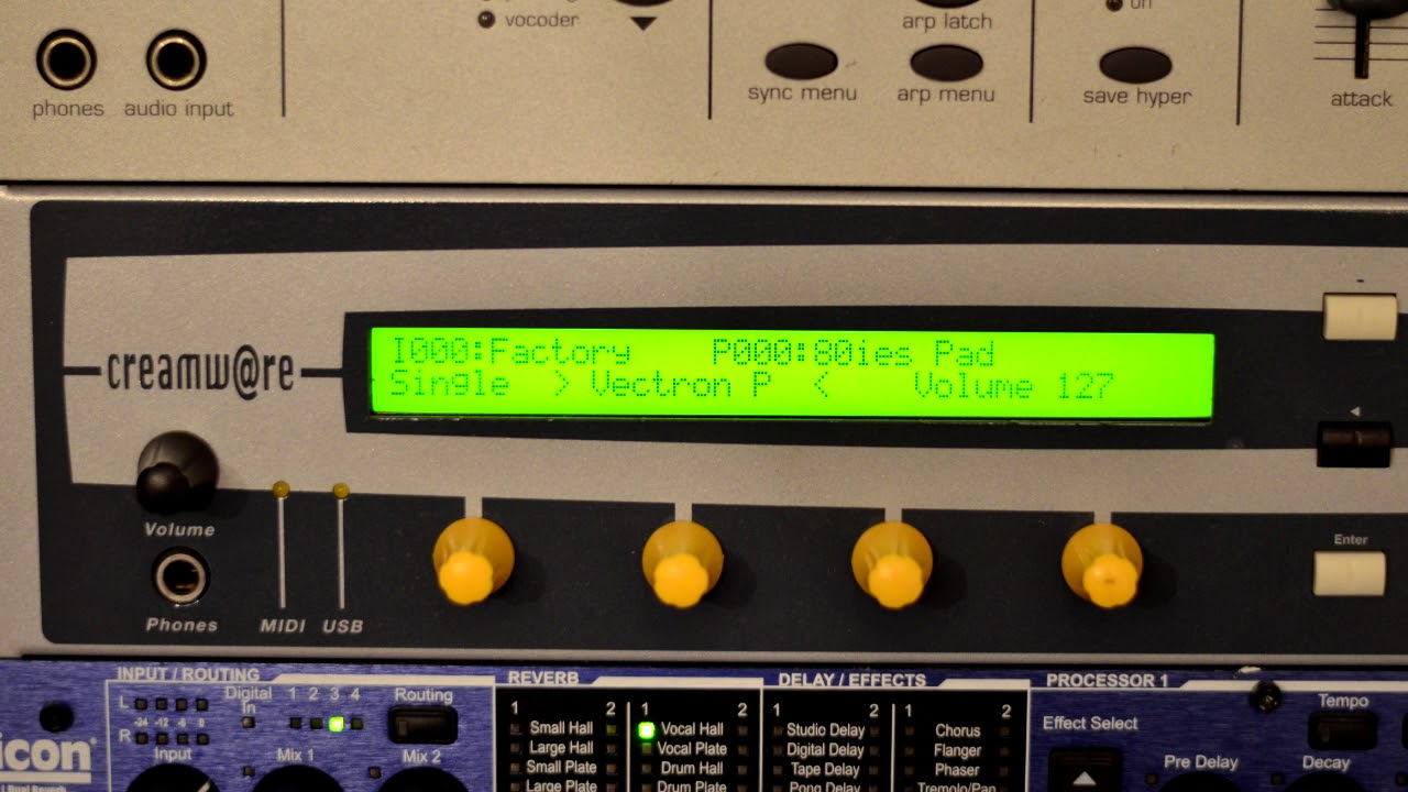 Creamware Noah - Vectron P -  [ Pads/Strings Demo ]