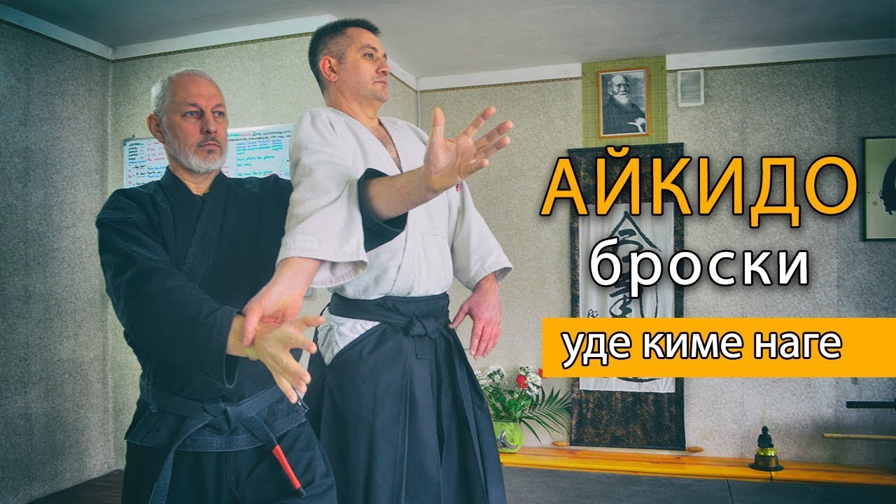 Техники бросков в #Айкидо: уде киме наге