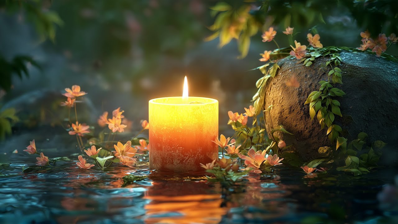 Tranquil Water Sounds & Relaxing Music • Let Go of Worry and Stress