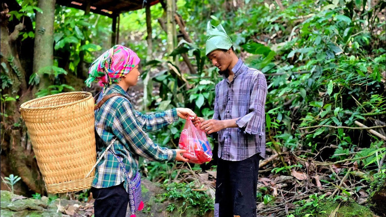 Young girl Ly Tieu Lisa returns to the tree house in the forest to visit and help the forest people.