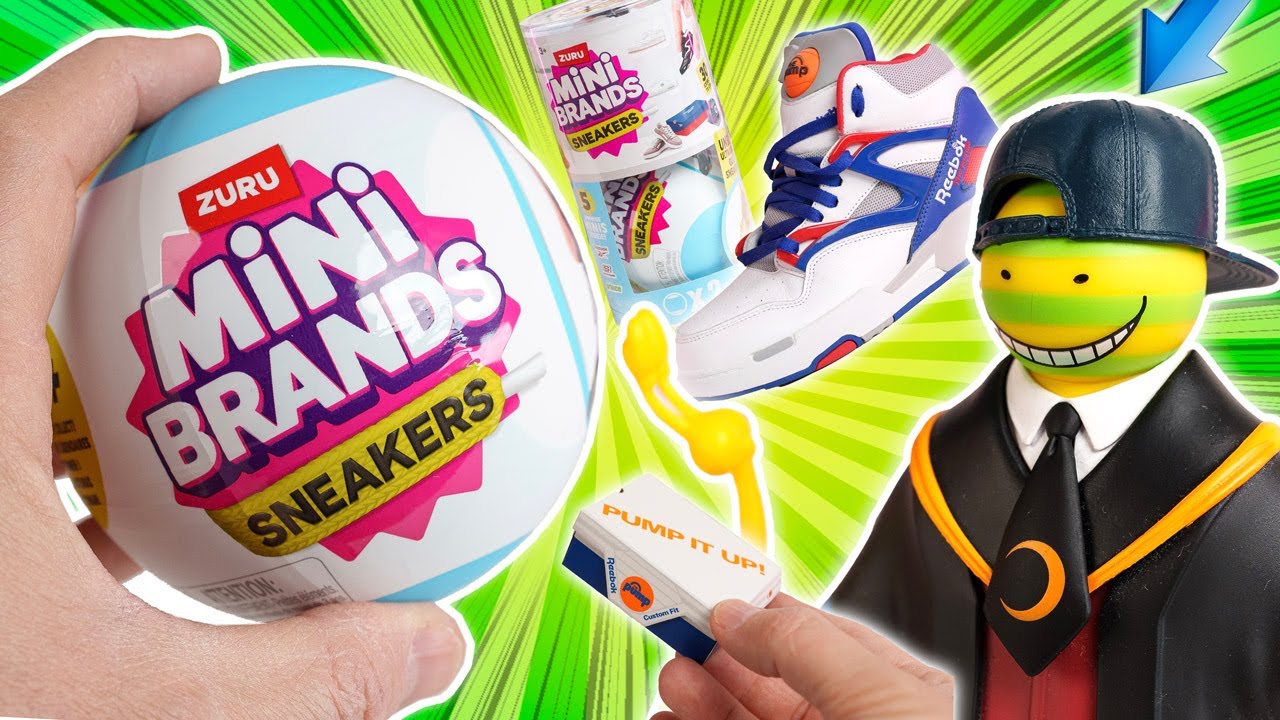MINI BRANDS SNEAKERS Des mini baskets et casquettes hallucinantes dans ces boules surprise