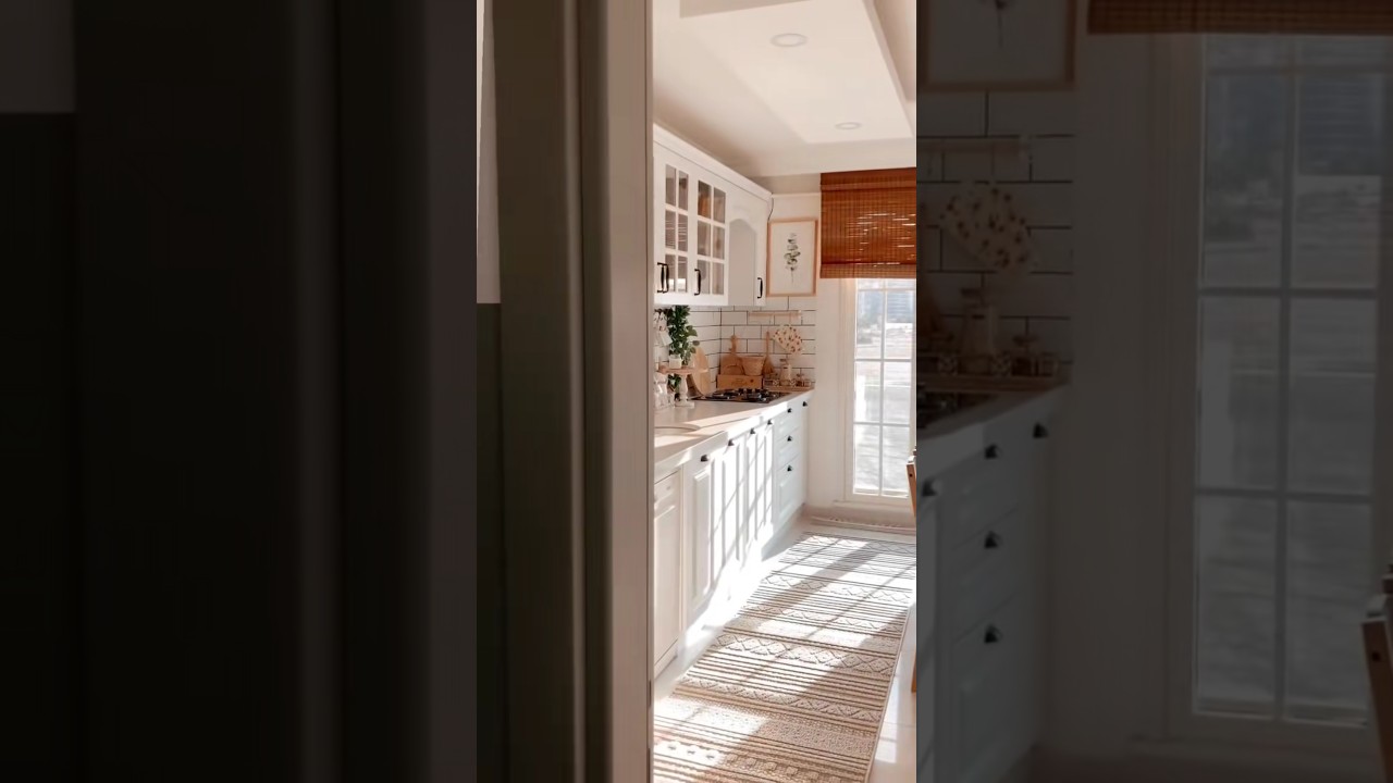 Beautifully designed kitchen,  rustic charm clean aesthetics #InteriorStyling#WarmTones#DreamKitchen