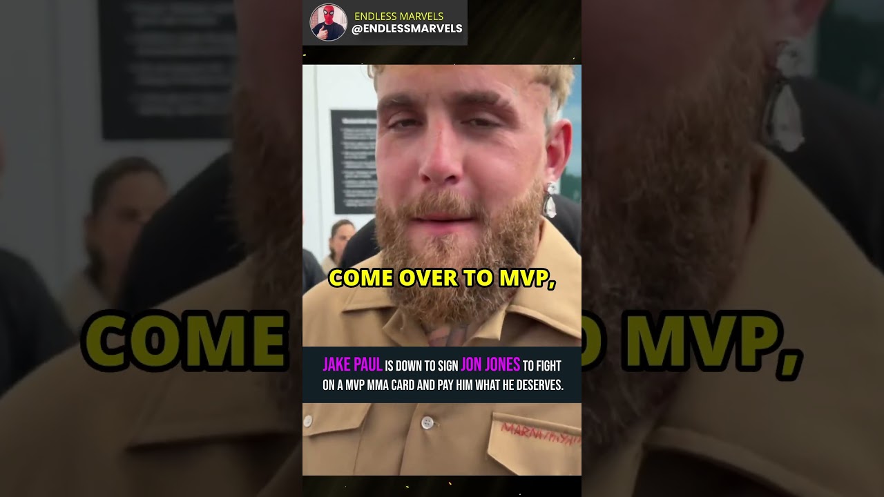 Jake Paul Offers Jon Jones Fight on MVP MMA Card 🔥 #mma