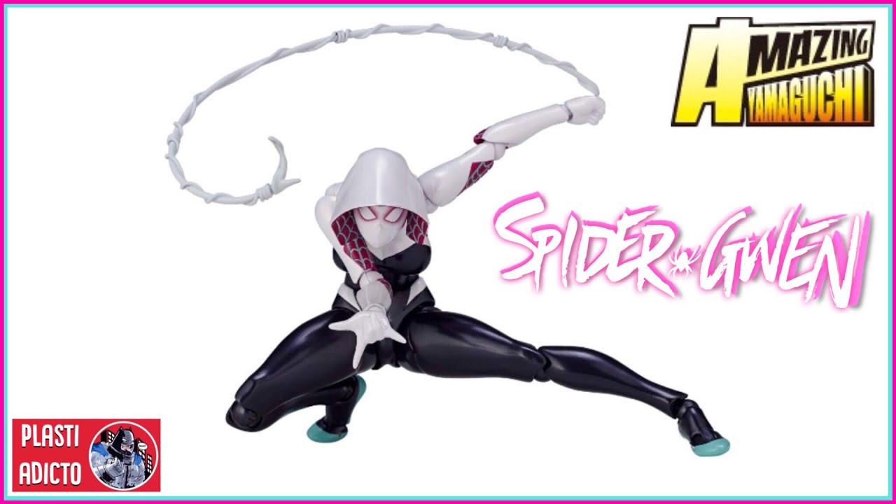 Revoltech • Amazing Yamaguchi 004 SPIDERGWEN • Video review en Español