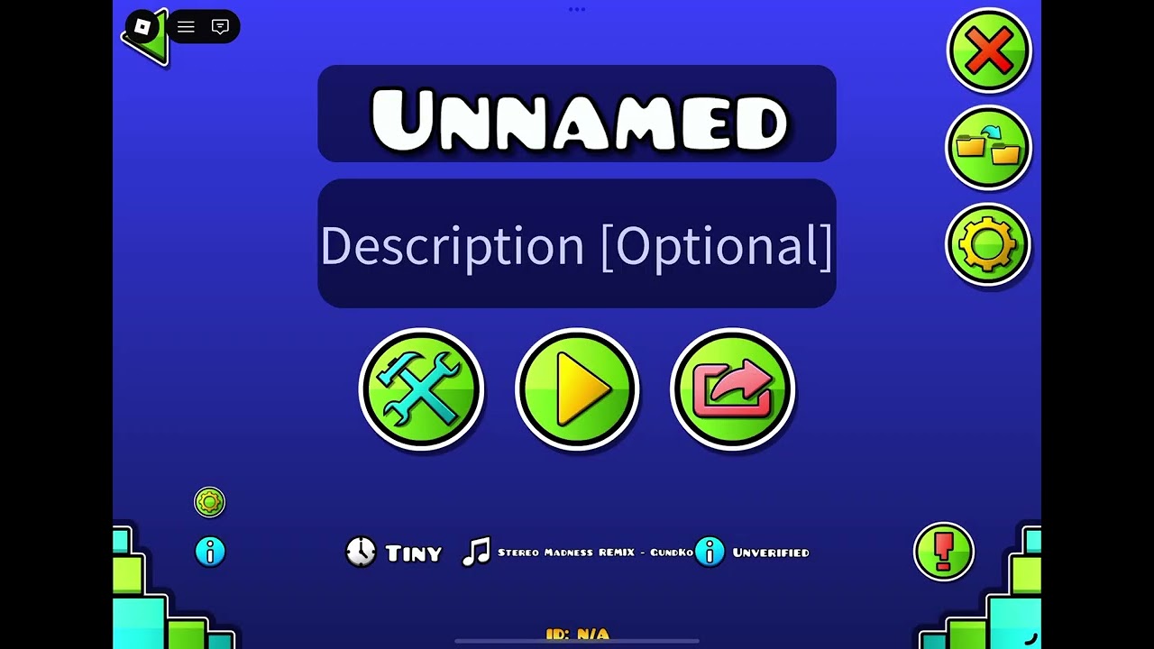 I played Geometry Dash in Roblox