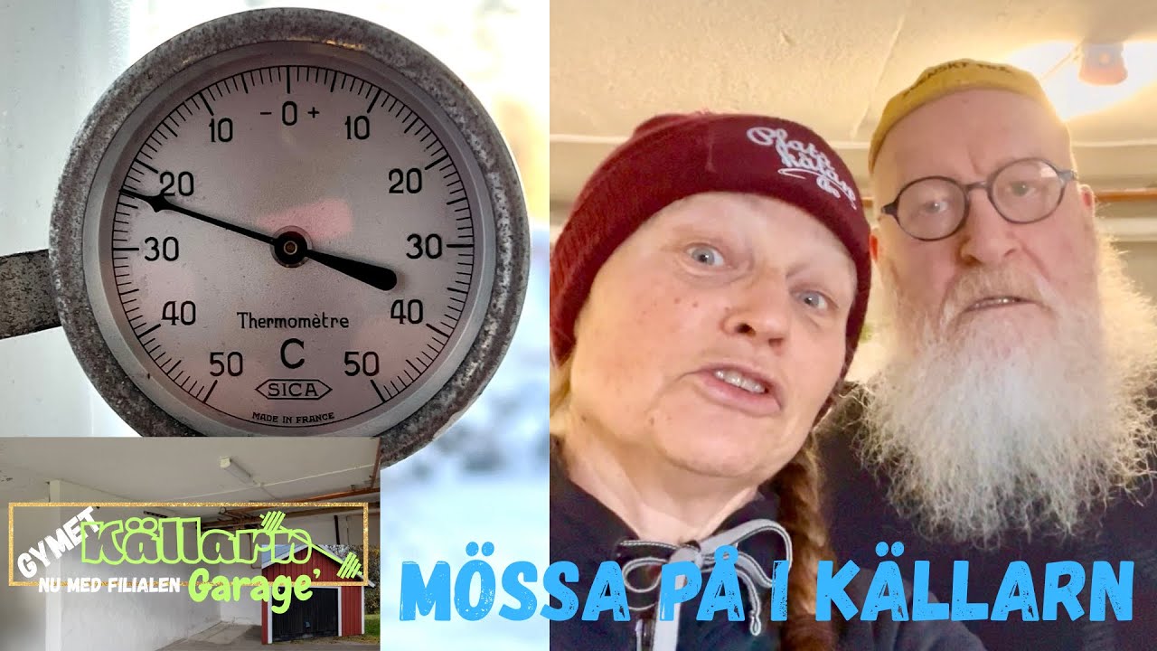 Yngve och Carin Gustafsson ” Mössa på i gymmet källarn ” feb 2026