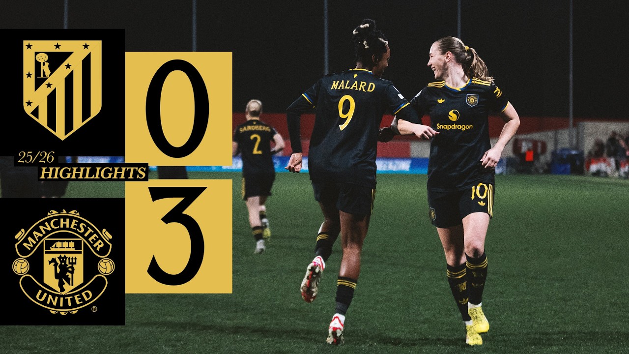Dancing To Victory! 💃 | Atleti v Man Utd | Highlights