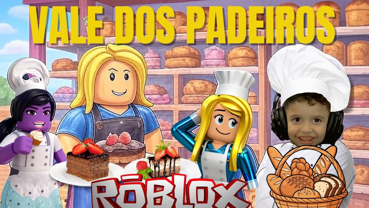 VALE DOS PADEIROS  ROBLOX | BOLOS INCRIVEIS | (Valley Of The Bakers)
