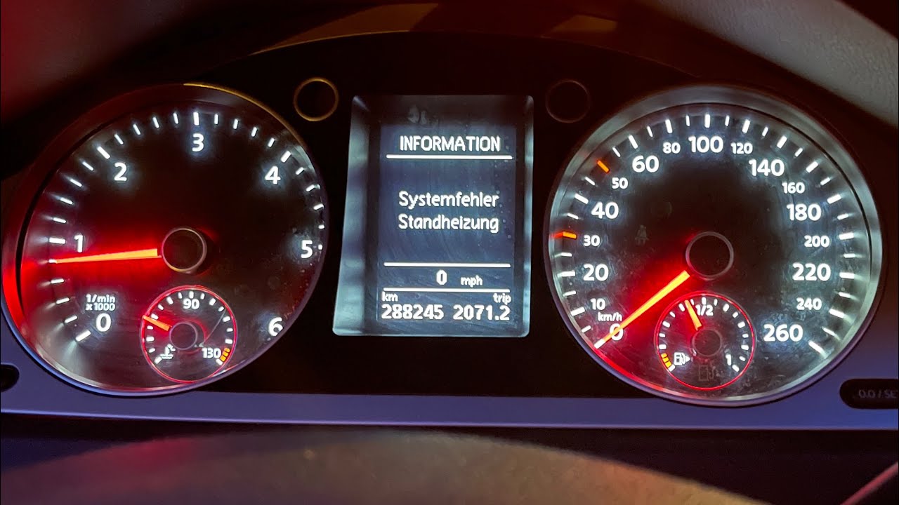 Standheizung Systemfehler verriegelt entriegeln VAG VW Audi Skoda Seat