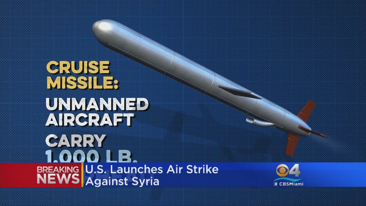 Closer Look At Missiles Launched At Airfield In Syria