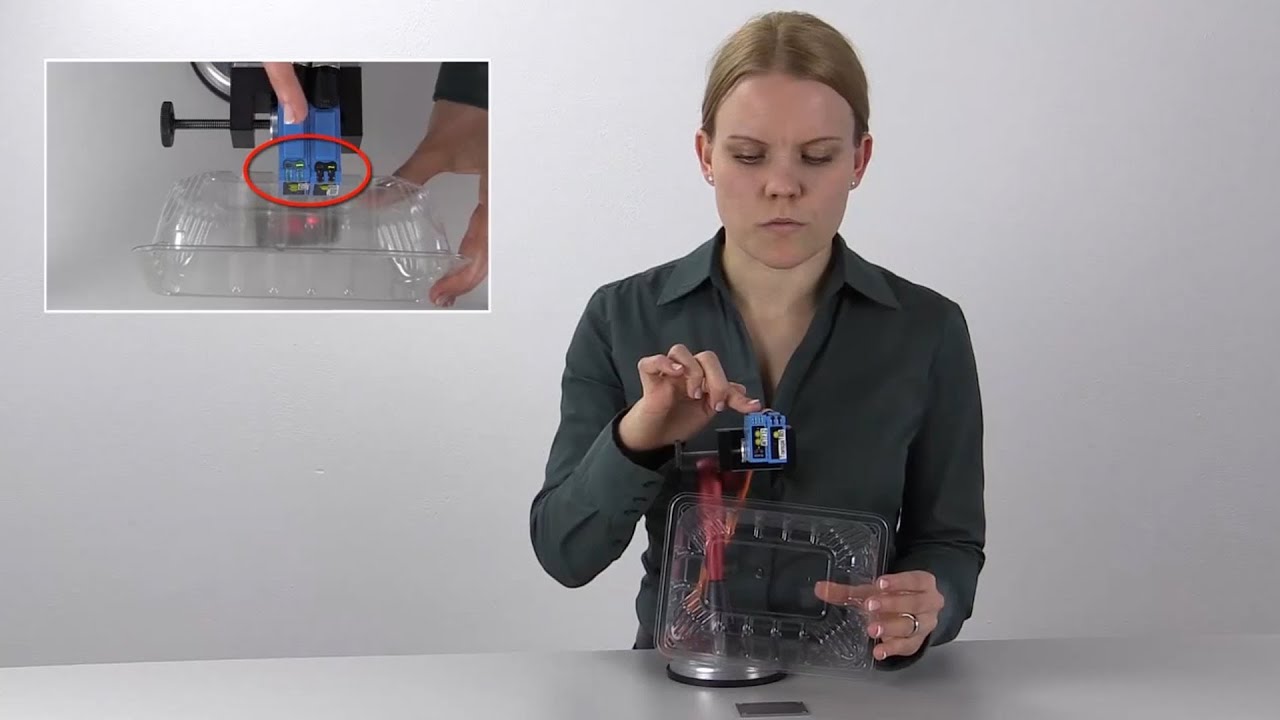 Transparent object detection without reflector with TranspaTect from SICK | SICK AG
