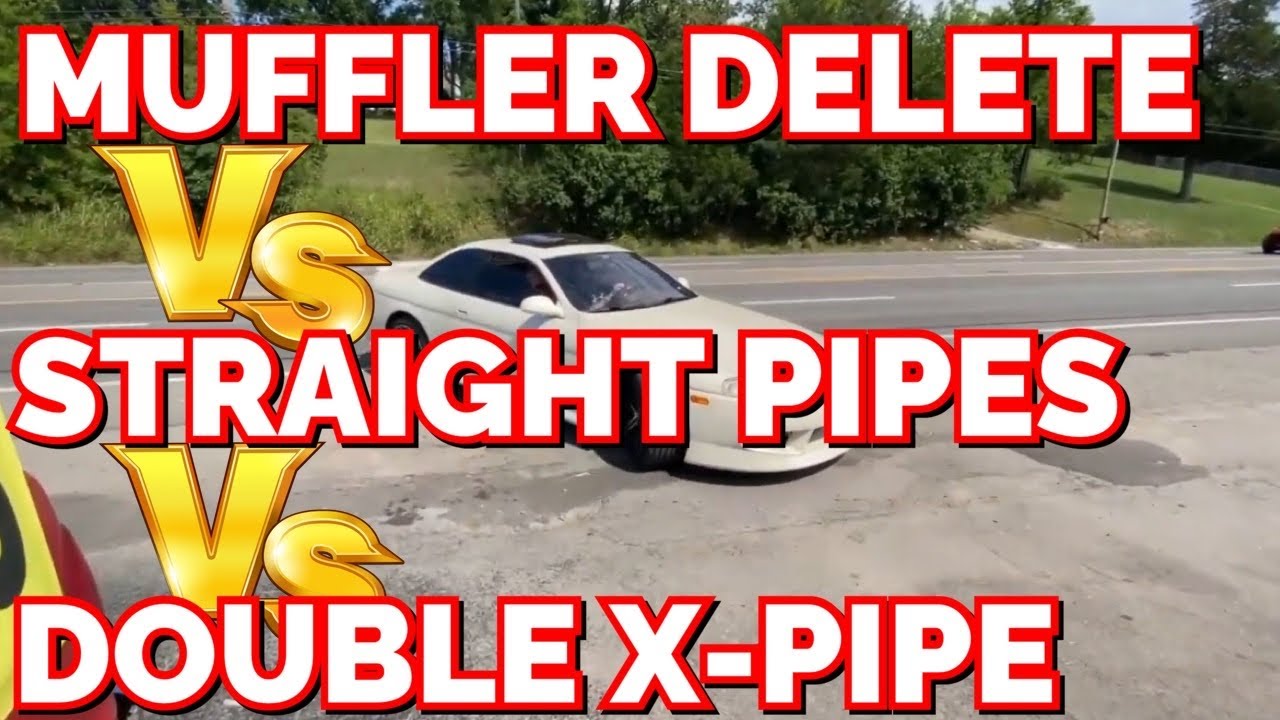 Lexus SC 400 4.0L V8: MUFFLER DELETE Vs STRAIGHT PIPES Vs DOUBLE X PIPE!