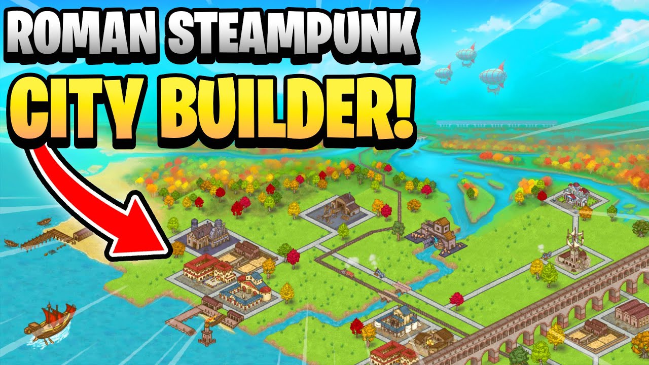I Built A MASSIVE Roman Empire Using STEAM POWER In This NEW City Builder!
