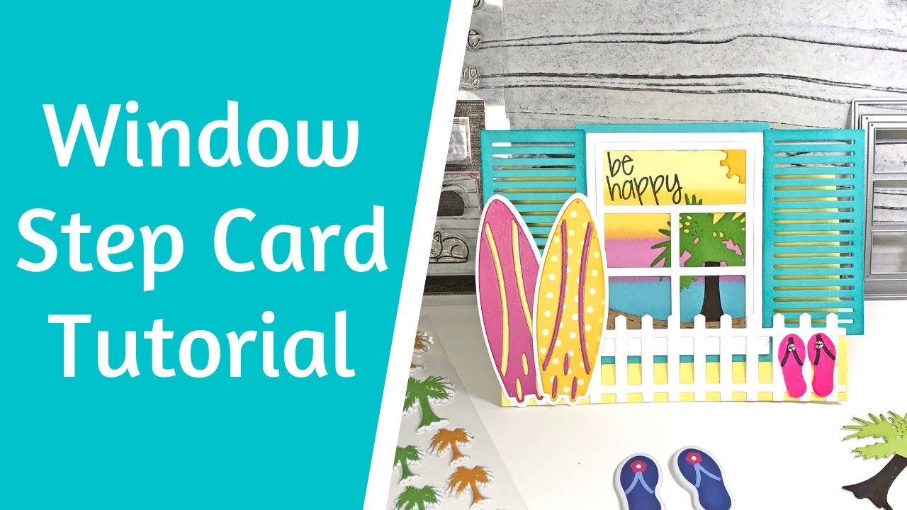 Window Step Card Tutorial | Window2stamp | The Stamps of Life
