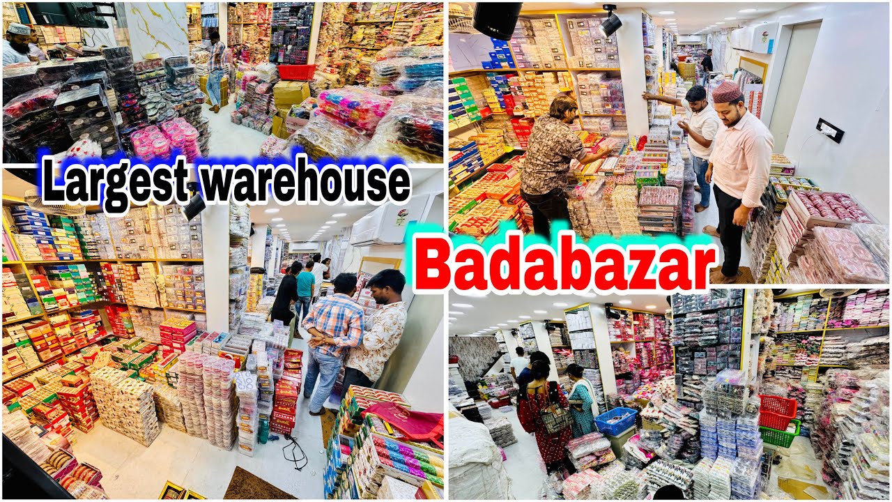Rs. 0.50/- Kolkata Canning Street Wholesale Cosmetic & jewellery Shop. || Biggest SHOWROOM || MDN