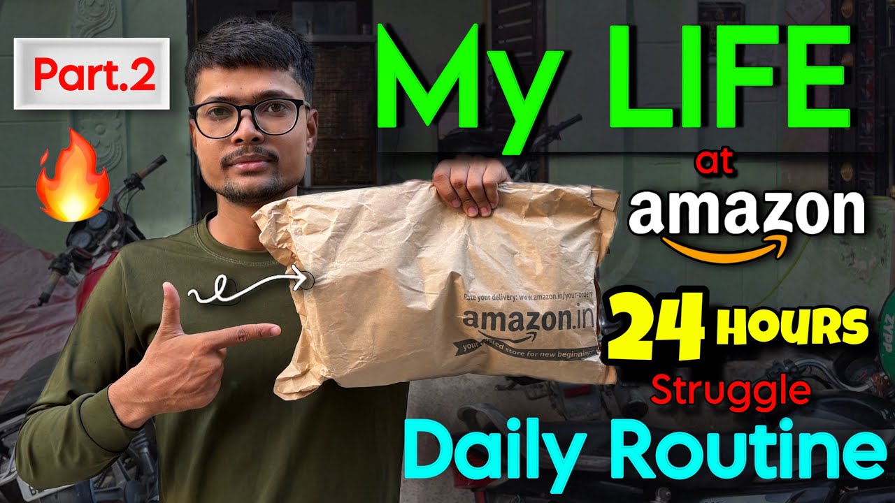 A DAY in the Life of an Amazon Delivery Boy in India