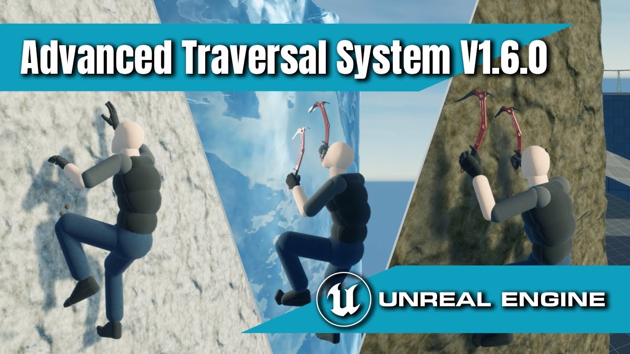 Advanced Traversal System v1.6.0 - Wall Climbing | Axe Climbing System
