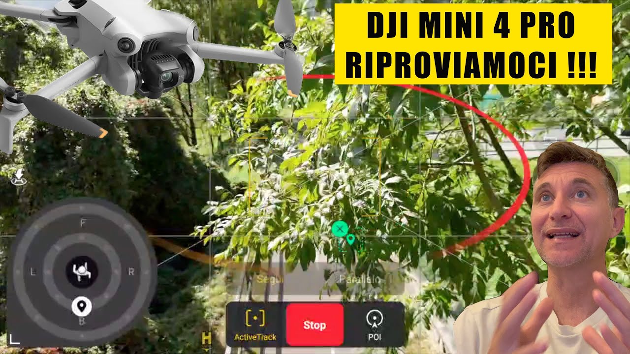 DJI MINI 4 PRO ACTIVE TRACK RIPROVIAMOCI !!!