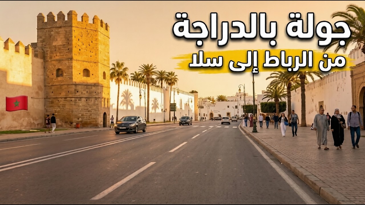Rabat–Salé Bike Tour 🇲🇦 | Historic Route [ASMR]