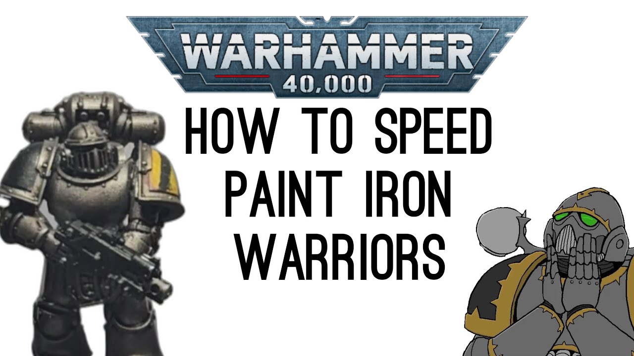 How To Speed Paint IRON WARRIORS for Warhammer The Horus Heresy