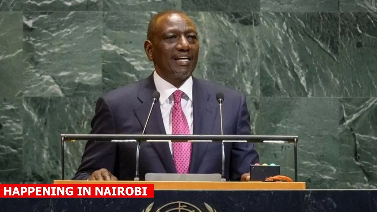 LIVE! PRESIDENT RUTO ADDRESSING THE NATION NOW IN NAIROBI