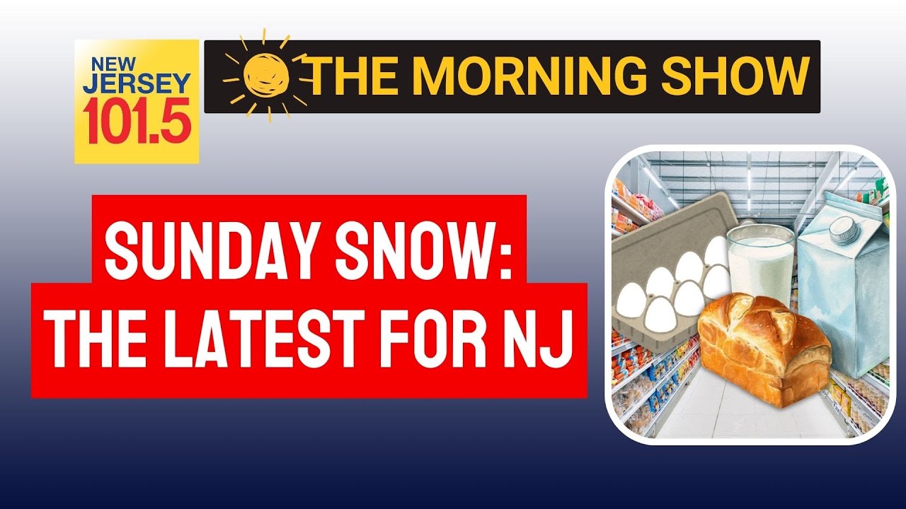 Latest: Sunday snow for New Jersey
