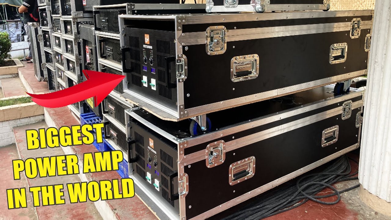 Testing The Biggest Power Amplifier in the WORLD??