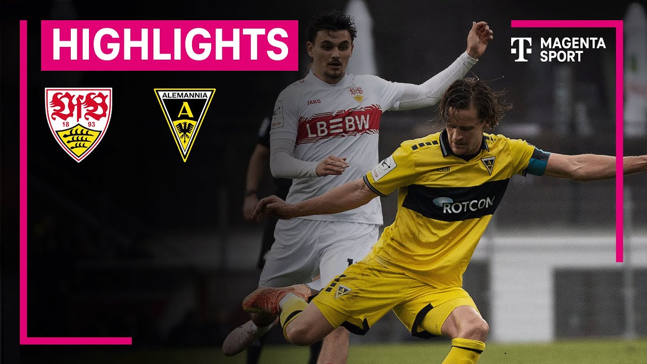VfB Stuttgart II - Alemannia Aachen |&nbsp;Highlights 3. Liga | MAGENTA SPORT