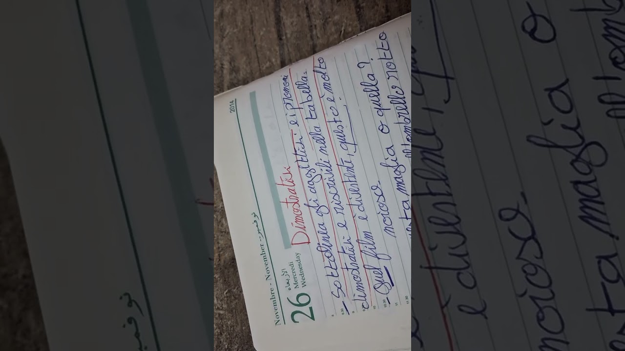 Esercizio sui dimostrativi. 
