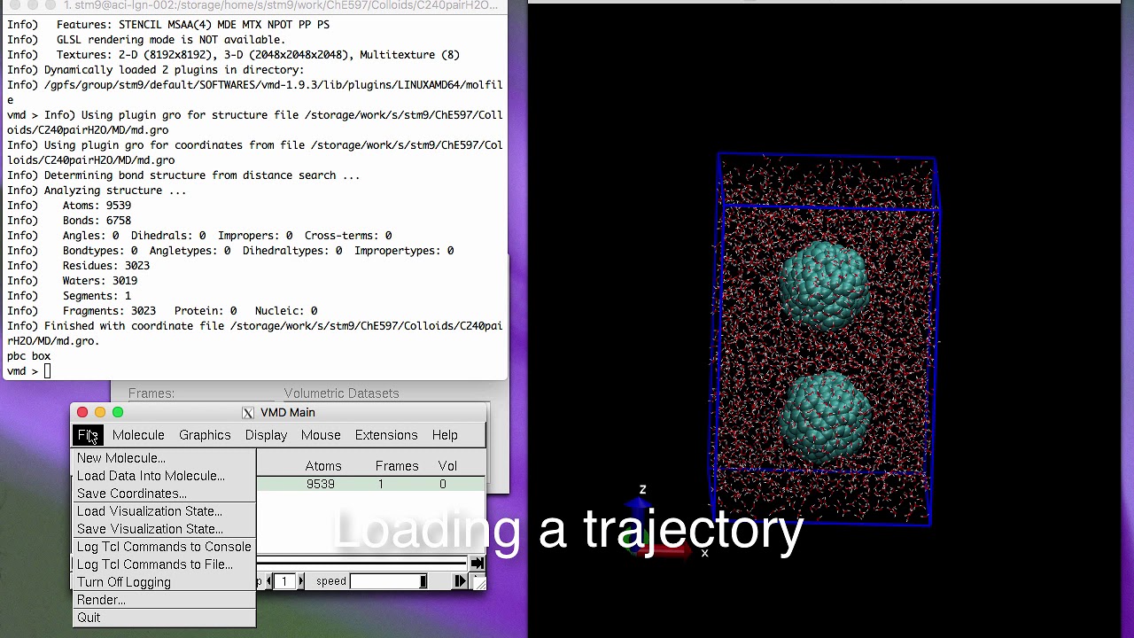 VMD tutorial