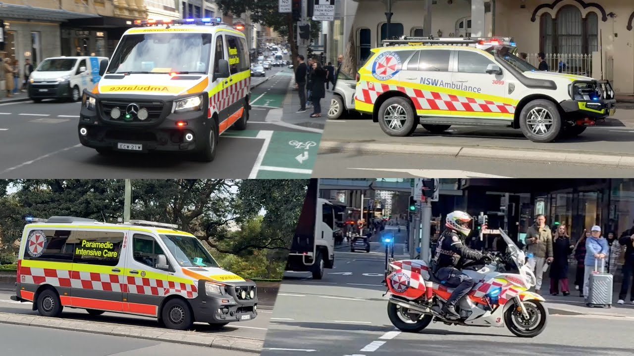 (SPECIALIST VEHICLES!) NSW Ambulance RESPONDING | Sydney, Australia