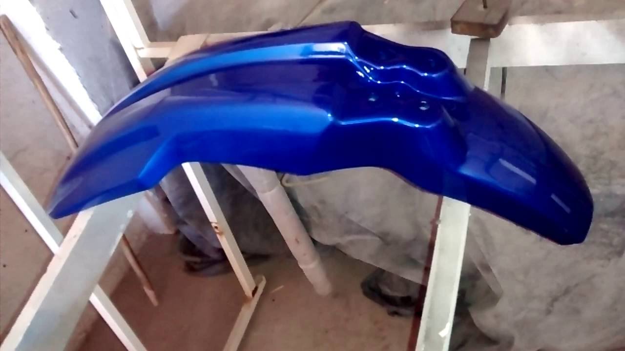 Pintura em moto, tornado parte 3  Como pintar plastico e nao descascar