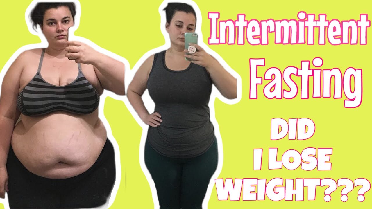 INTERMITTENT FASTING WEIGHT LOSS RESULTS!! *SPOILER ITS CRAZY*