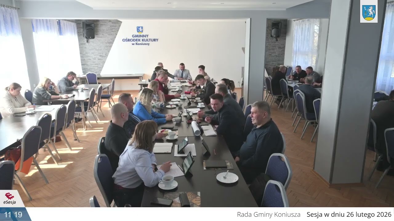 XXII. Sesja Rady Gminy Koniusza