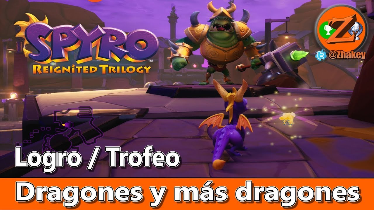 Spyro the Dragon: Logro / Trofeo Dragones y más dragones