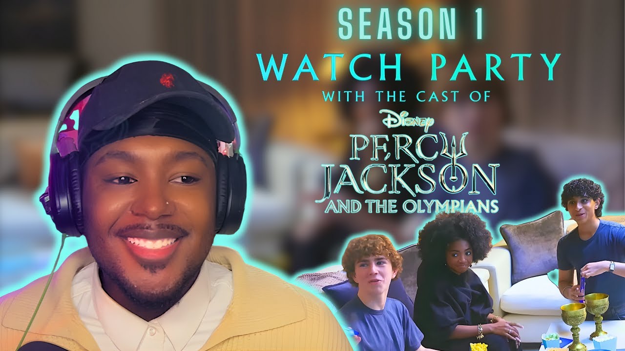 Watch Party with the TRIO! | Season 1 of *Percy Jackson* (REACTION)