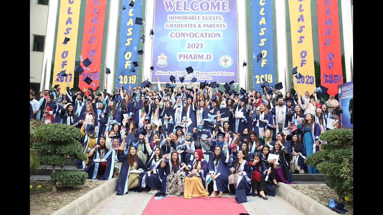 Convocation of Akhtar Saeed College of Pharmaceutical Sciences Bahria Town Lahore