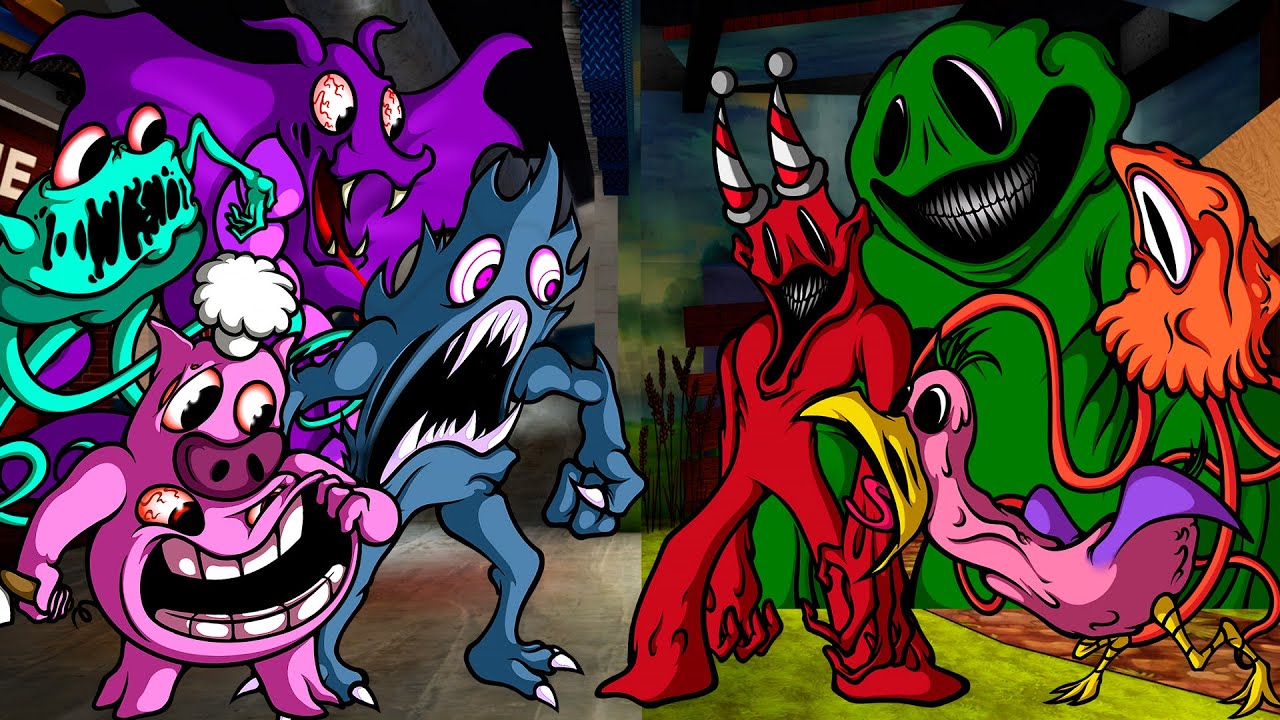 New Garten of Banban vs Garten of Banban 3 | ALL NEW Monsters BanBan in FNF - Friday Night Funkin’
