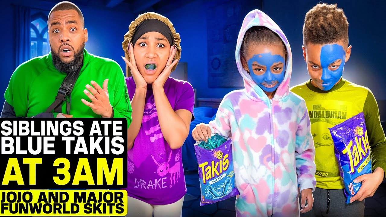 SIBLING ATE TAKIS AT 3A.M. THEY FACE TURNED BLUE! WHAT HAPPEN NEXT IS SHOCKING!