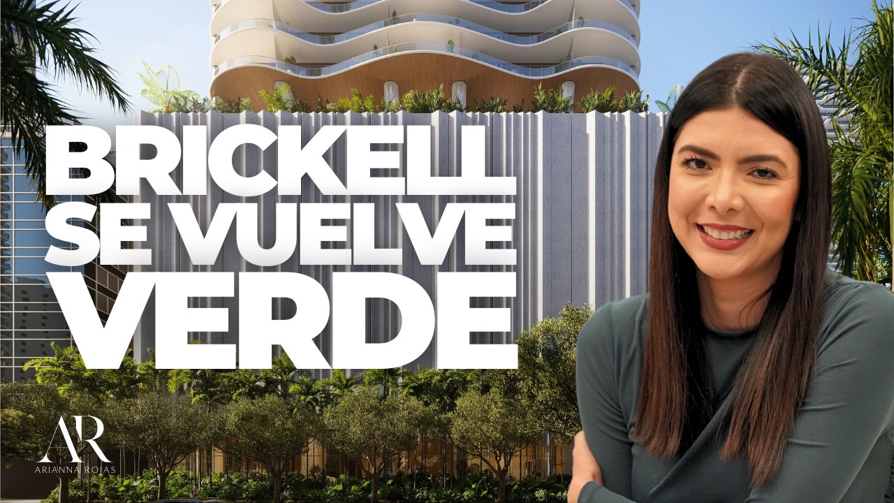 La TORRE DE LUJO en BRICKELL que Genera su PROPIA ELECTRICIDAD
