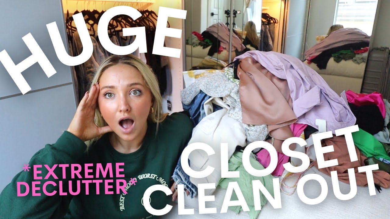 cleaning out my ENTIRE closet room .... omg
