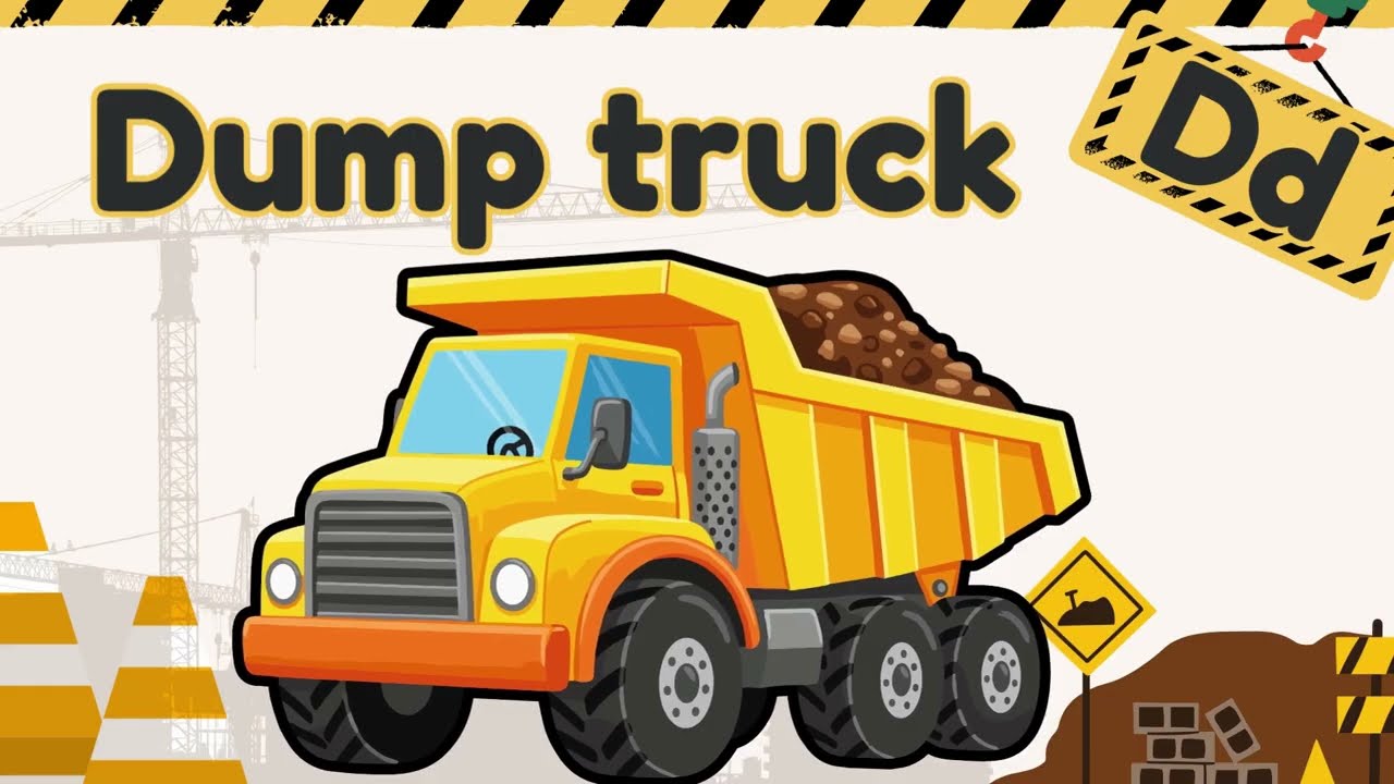 A to Z Construction Site Alphabet for Kids | Lightning Bug Kids