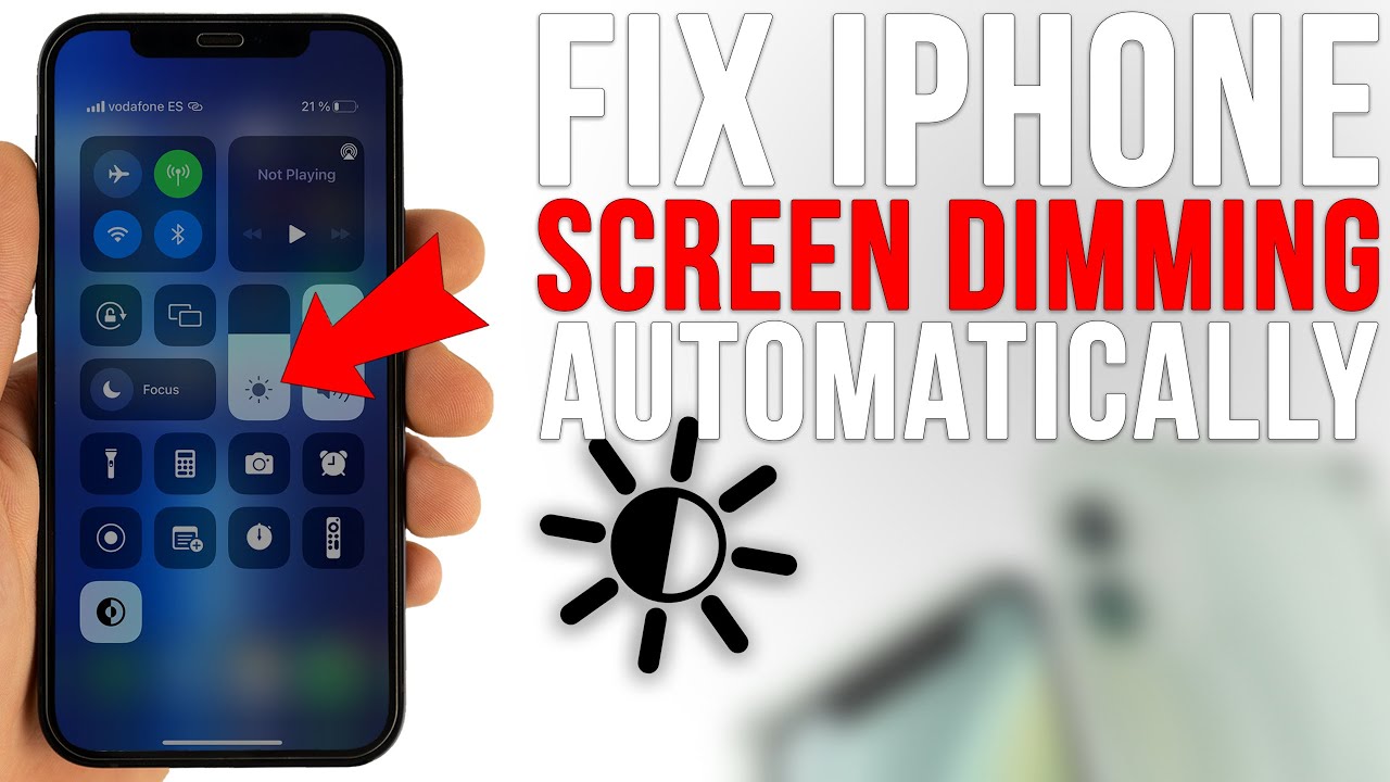 How to Fix iPhone Screen automatically dimming [2023]