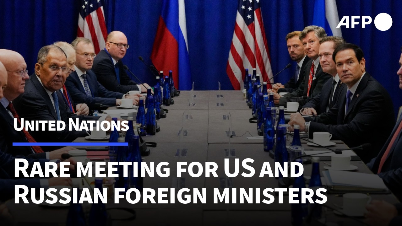US Secretary of State Marco Rubio meets with Russian Foreign Minister Sergei Lavrov | AFP