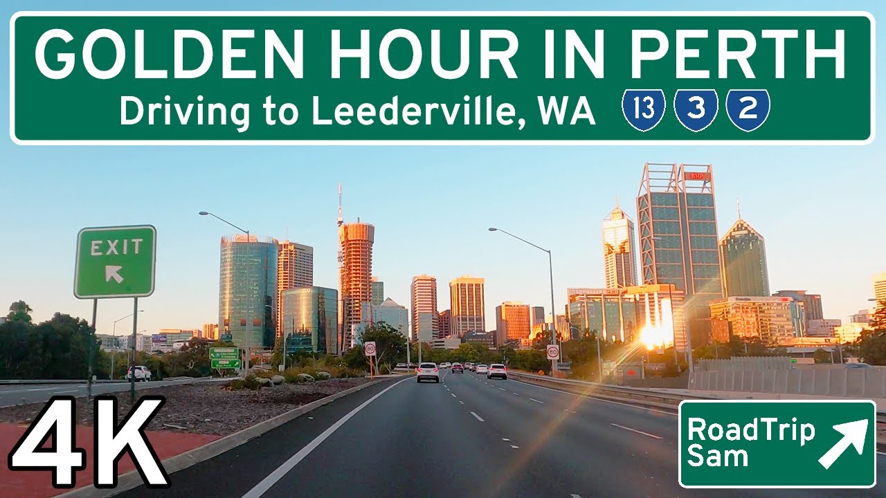 Drive to Leederville - Perth, Western Australia - 🇦🇺 4K / Raw Audio / POV