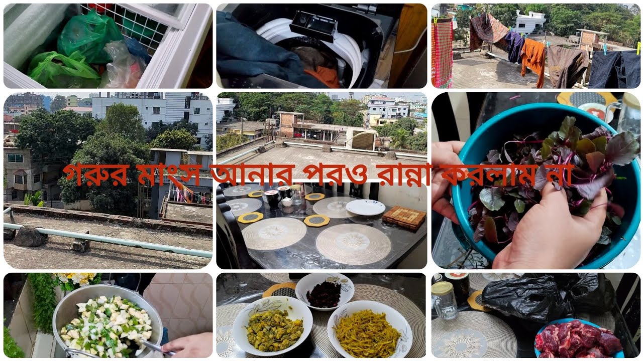 গরুর মাংস আনার পরও রান্না করলাম না #video #cooking 